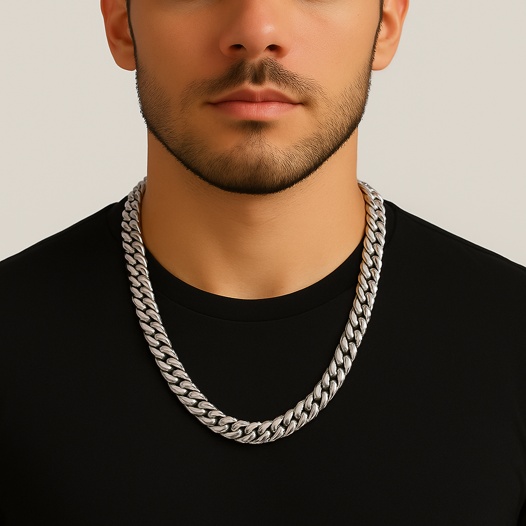 Curb SF Pave Necklace