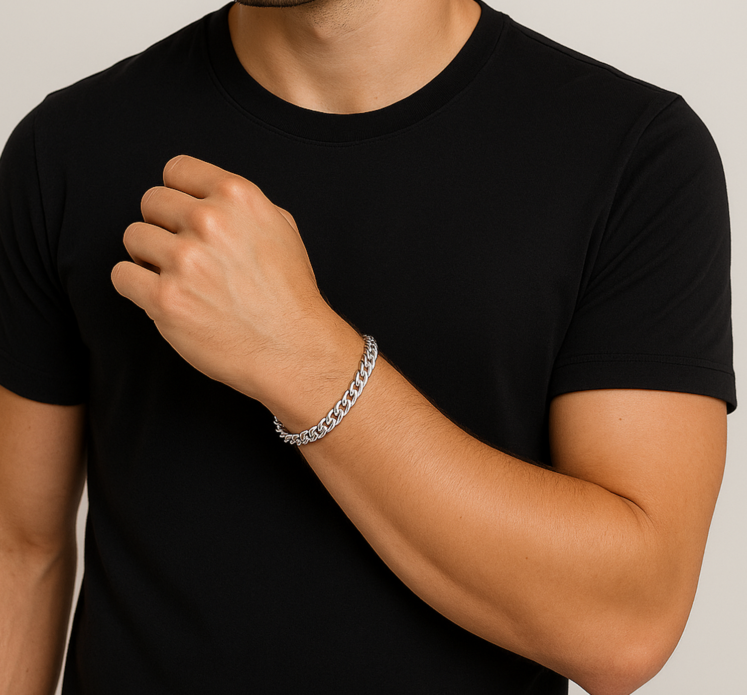 Hollow Curb Bracelet