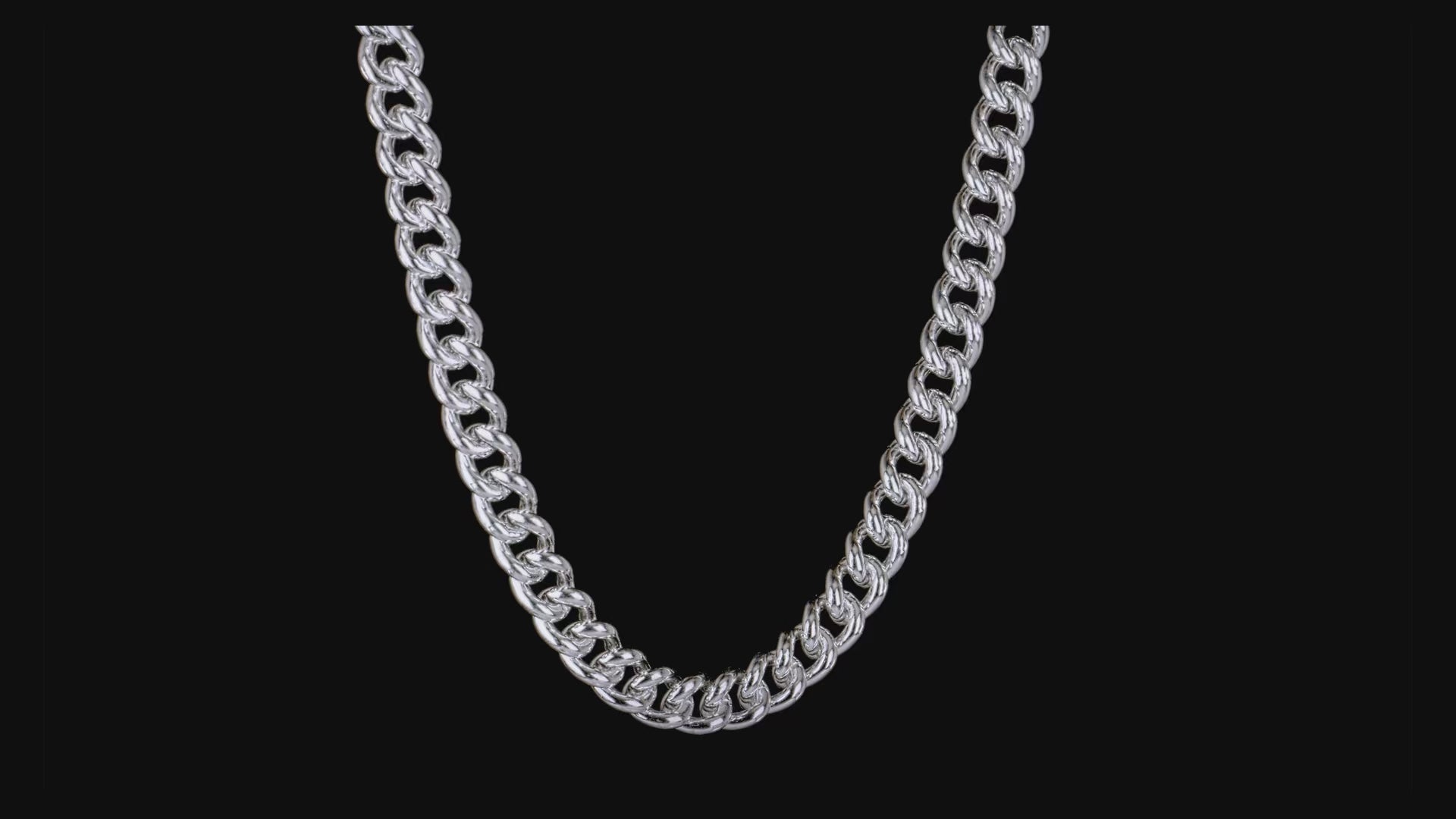 Hollow Curb Necklace